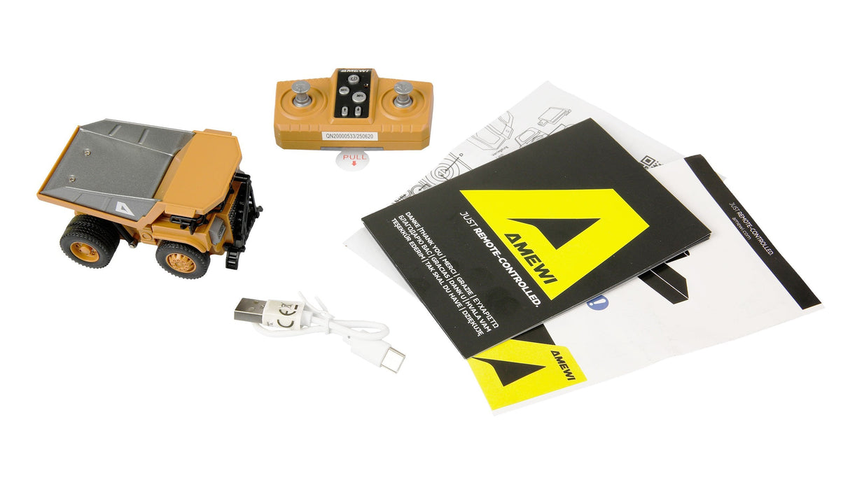 Amewi Mini-Kipper Aus Metall 8-Kanal 1:64 Rtr 6+