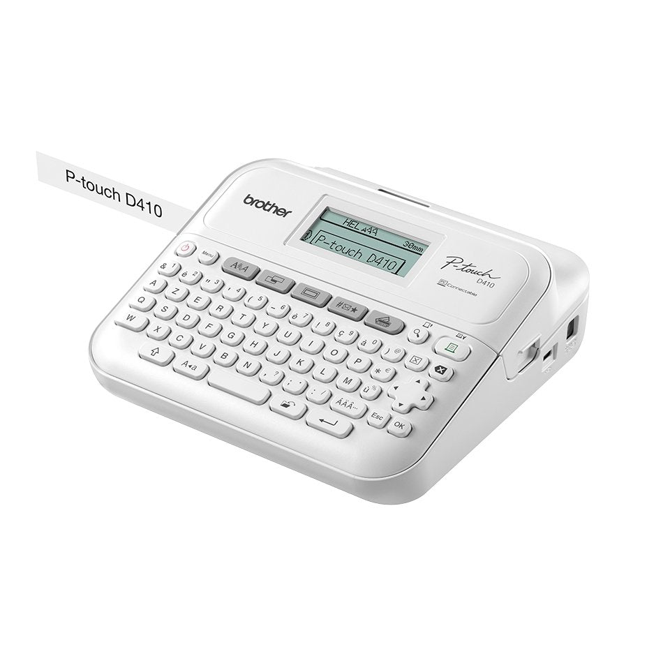 EAN 4977766823449 - Brother PT-D410 impresora de etiquetas Transferencia térmica 180 x 180 DPI 20 mm/s Alámbrico TZe QWERTY imagen 7