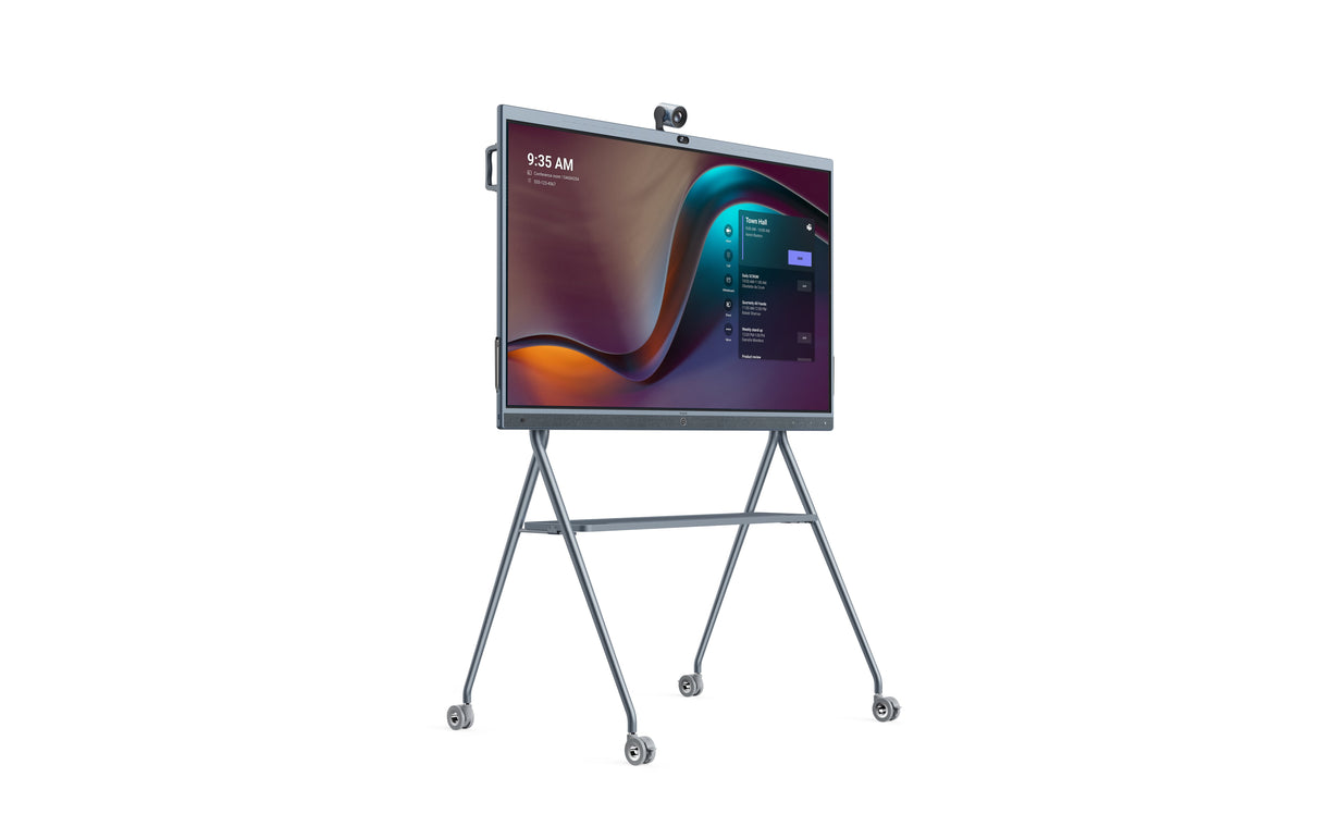 Yealink Meetingboard Panel Plano Interactivo 165,1 Cm (65") Led Wifi 4k Ultra Hd Negro Pantalla Táctil Procesador Incorporado Android 10