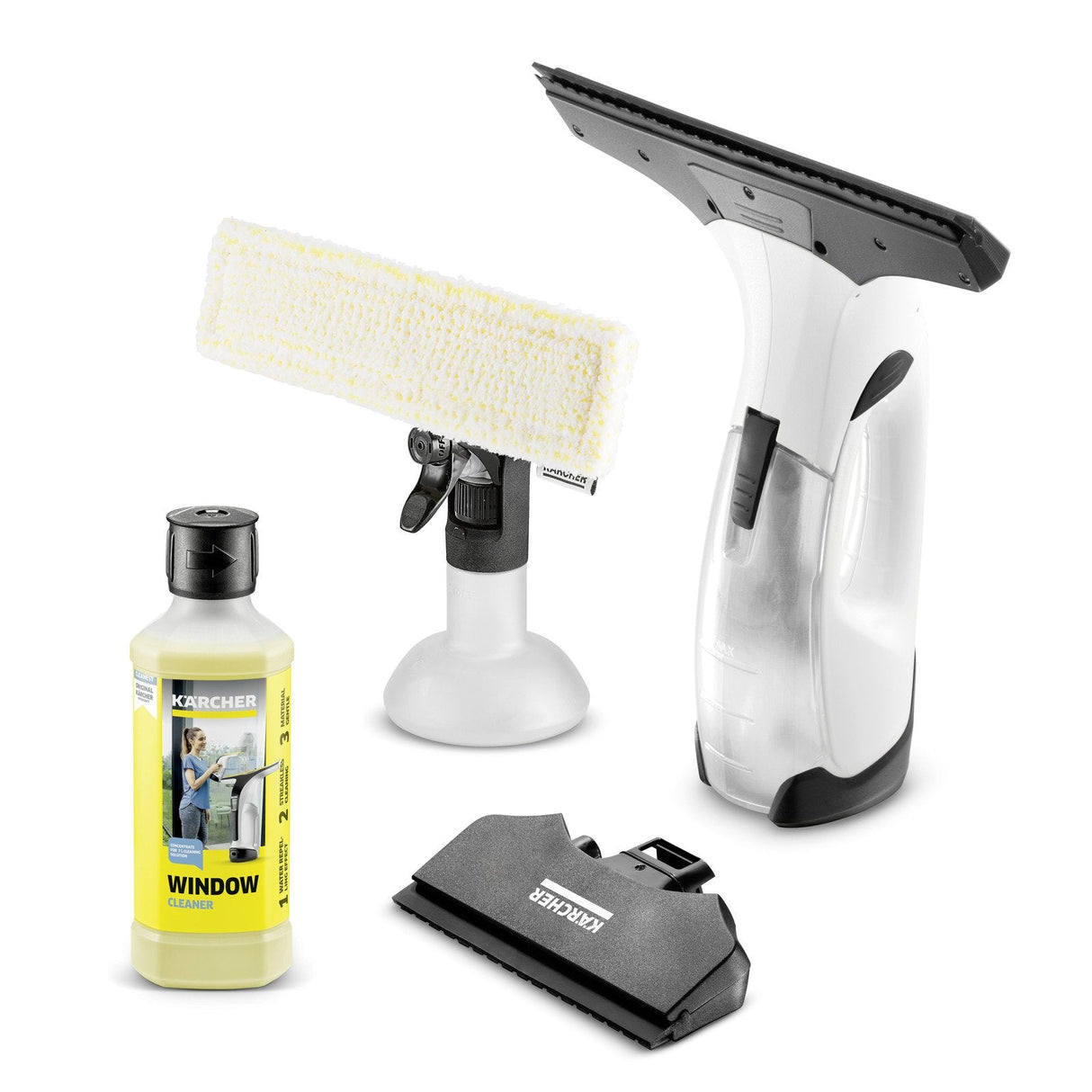 Limpiacristales Kärcher Wv 2 Plus N D500 0,1 L Negro, Plata, Blanco
