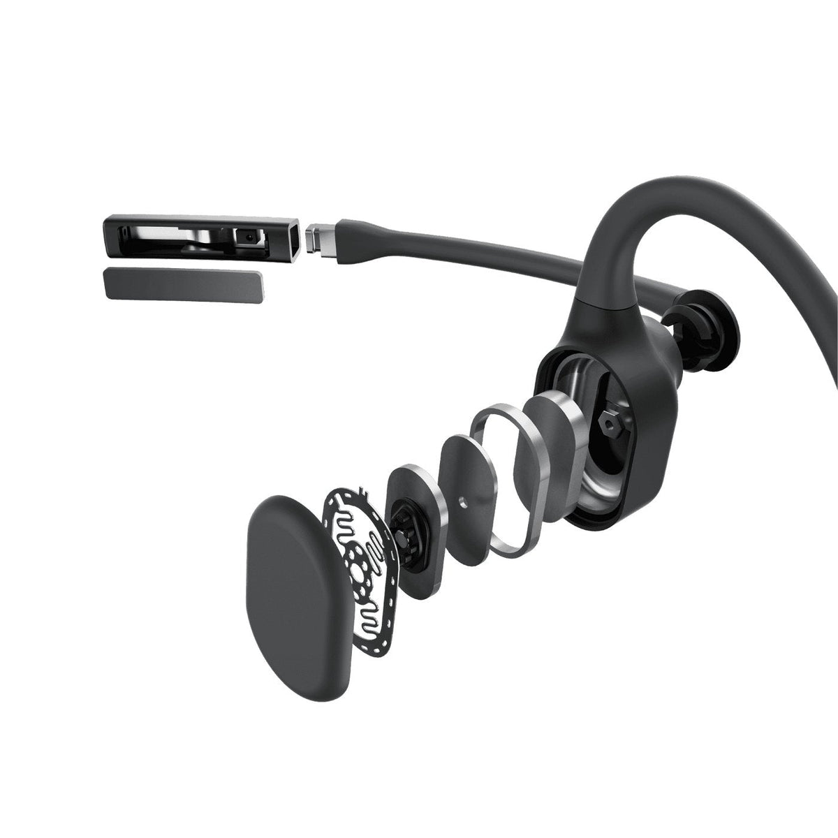 Shokz Opencomm2 Azultooth Knochenschall Headset Usb C Dongle