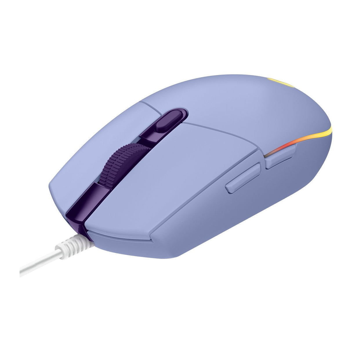 Logitech Raton G203 Lightsync Gaming Usb Lila 910-005853