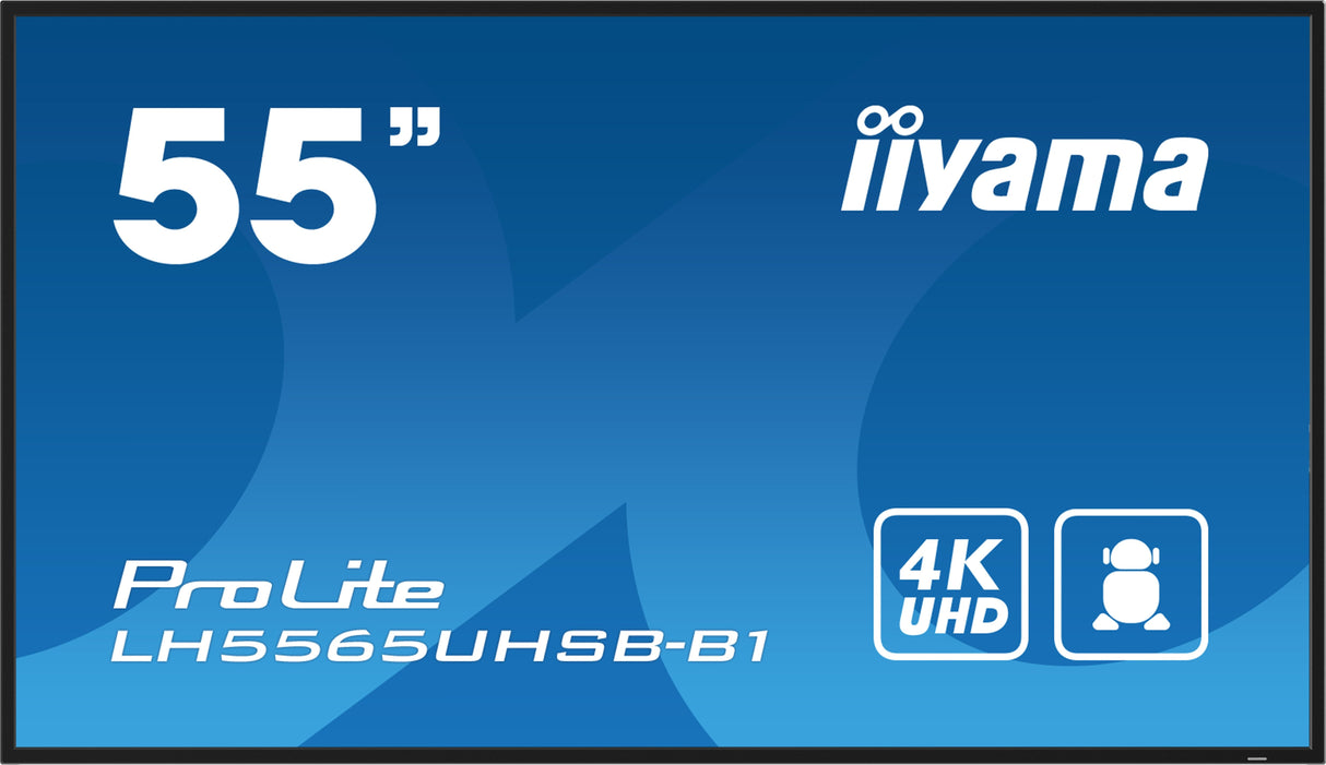 Iiyama Prolite Lh5565uhsb-B1 140 Cm (55") Klasse (139 Cm (54.6") Sichtbar) Lcd-Display Mit Led-Hintergrundbeleuchtung -