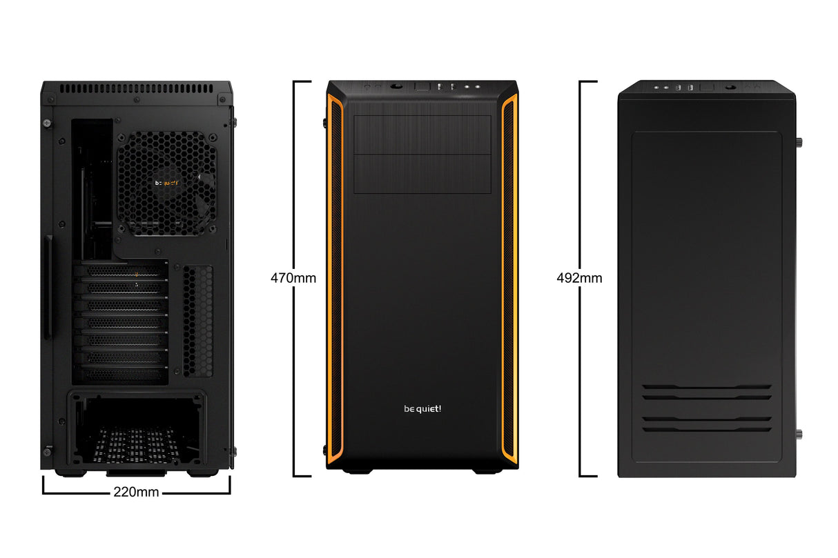 EAN 4260052185438 - be quiet! Pure Base 600 Window Midi Tower Negro, Naranja imagen 4