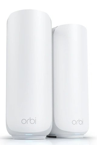 Netgear Orbi 370 Serie Dual-Band Wifi 7 Mesh 2er Pack, Access Point (Blanco, 2 Access Points) Rbe372-100eus