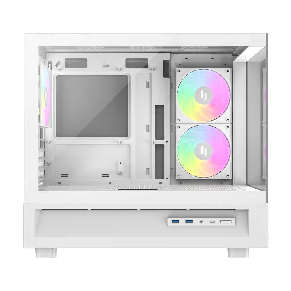 Caja Pc Gamemax Nex C31 Wh Matx Btf