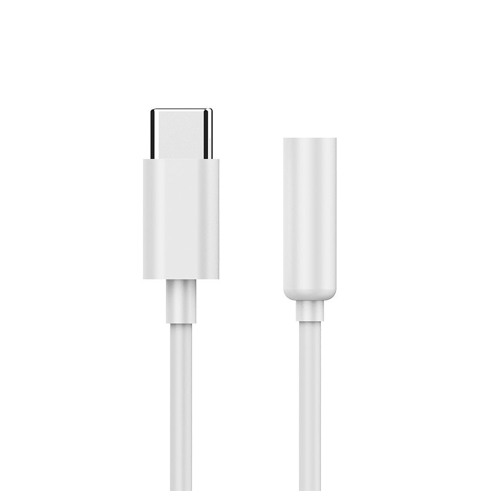 Adaptador De Usb Tipo C A Cable Estéreo De Audio 3,5 Mm Blanco