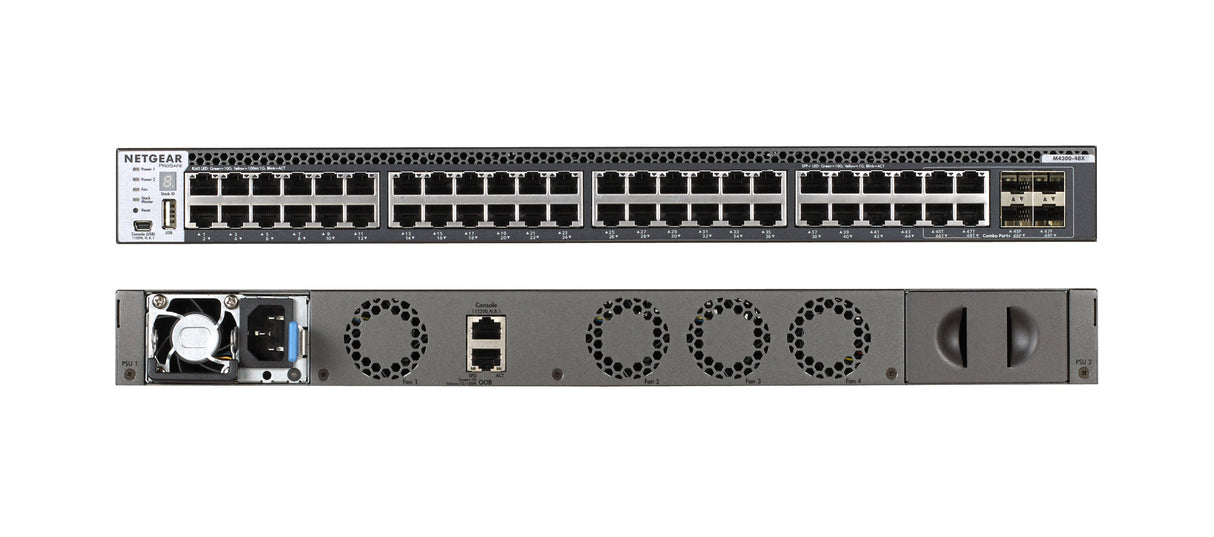 EAN 0606449114607 - NETGEAR XSM4348CS Gestionado 10G Ethernet (100/1000/10000) 1U Gris imagen 1