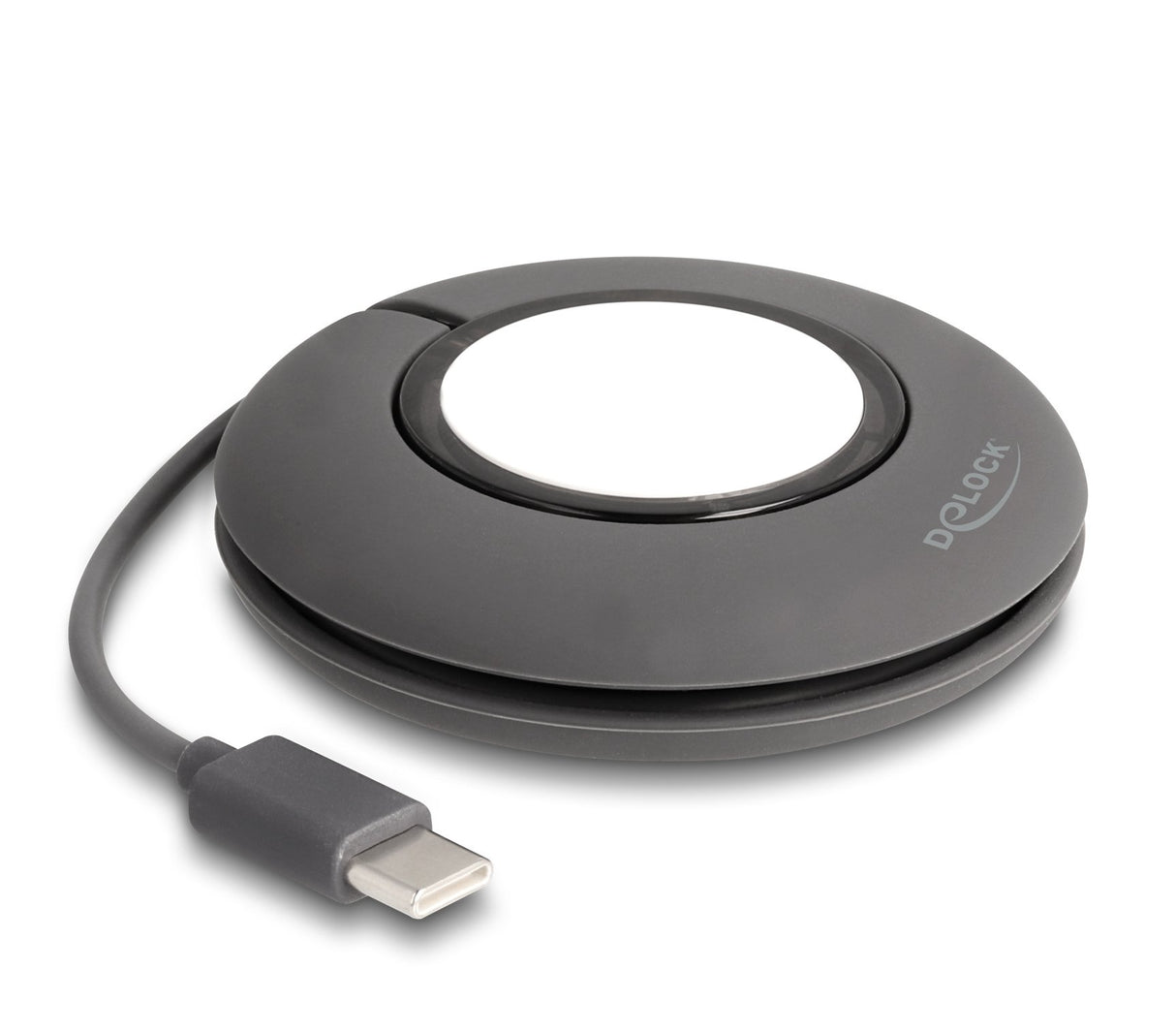 EAN 4043619830190 - DeLOCK 83019 Accesorios para dispositivos vestibles inteligentes Soporte de recarga Gris, Blanco Silicona imagen 1