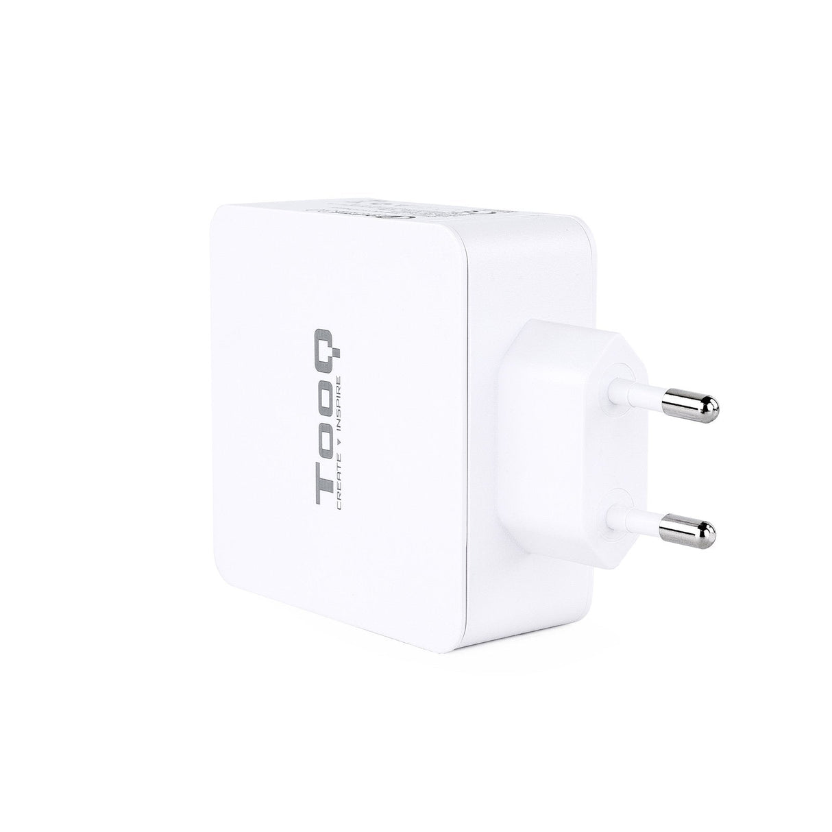 Tooq Cargador De Pared Usb 3.0, Usb-C - Carga Rapida - Blanco