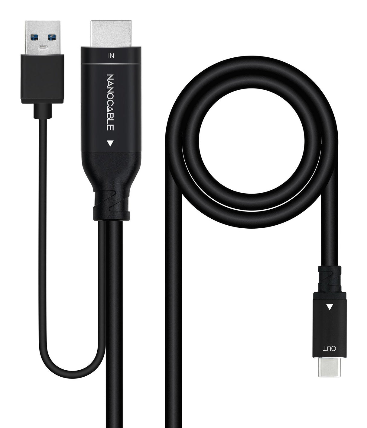 Cable Conversor Hdmi A Usb-C, Hdmi/M-Usb-C/M 1.8 M