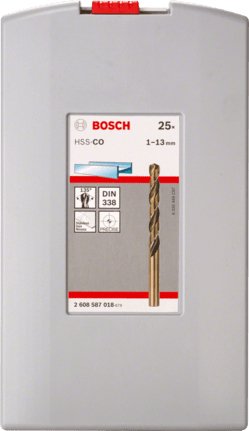 Juego De Brocas Probox Hss-Co, 1-13 Mm, 135 °, 25 - Bosch