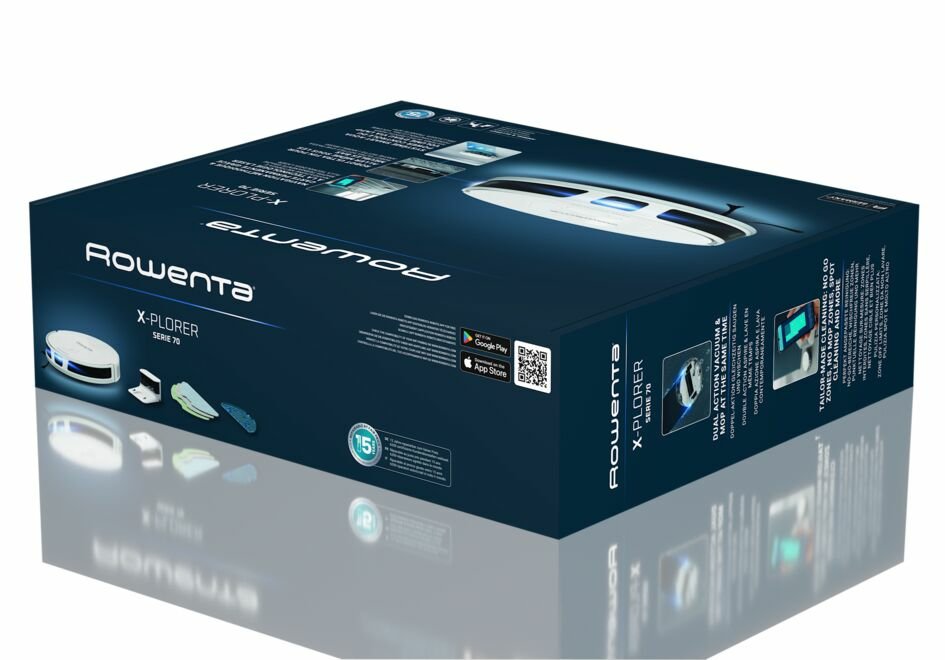 Aspirador Robot Rowenta Rr8477wh Serie 70 Animal & Allergy