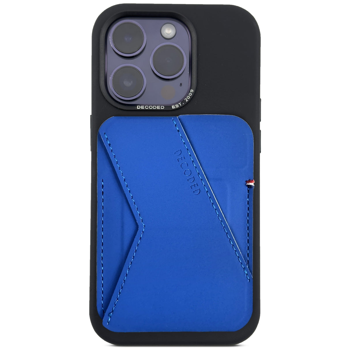 Decoded Silicone Magsafe Card Stand Sleeve Galactic Blue