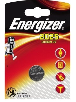 Energizer - Pila Boton Litio Cr2025 3v Blister*1