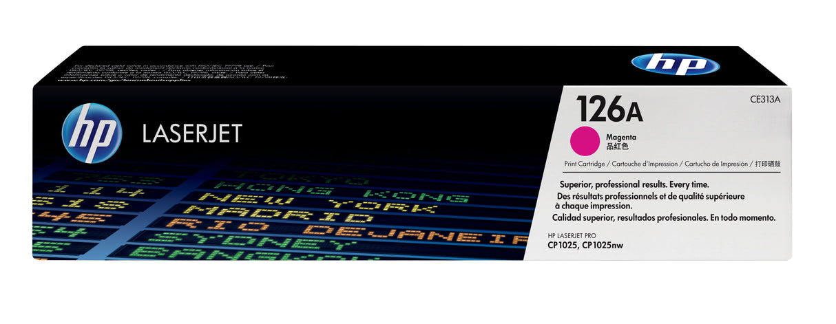 EAN 0884962161159 - HP 126A Magenta Original LaserJet Toner Cartridge cartucho de tóner 1 pieza(s) imagen 1