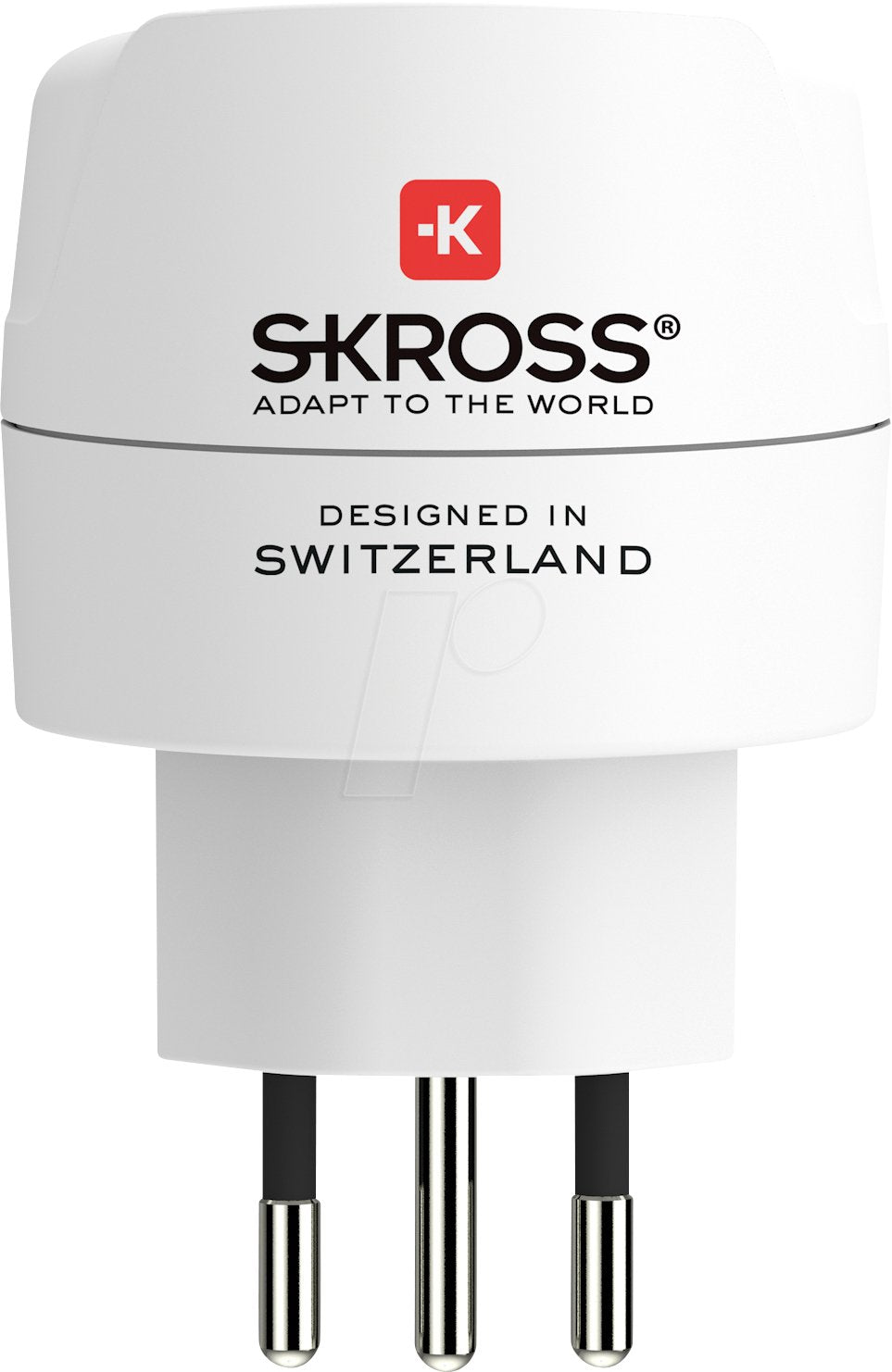 Skross 1.500272 Adaptador De Enchufe Eléctrico Tipo C (Europlug) Universal Blanco