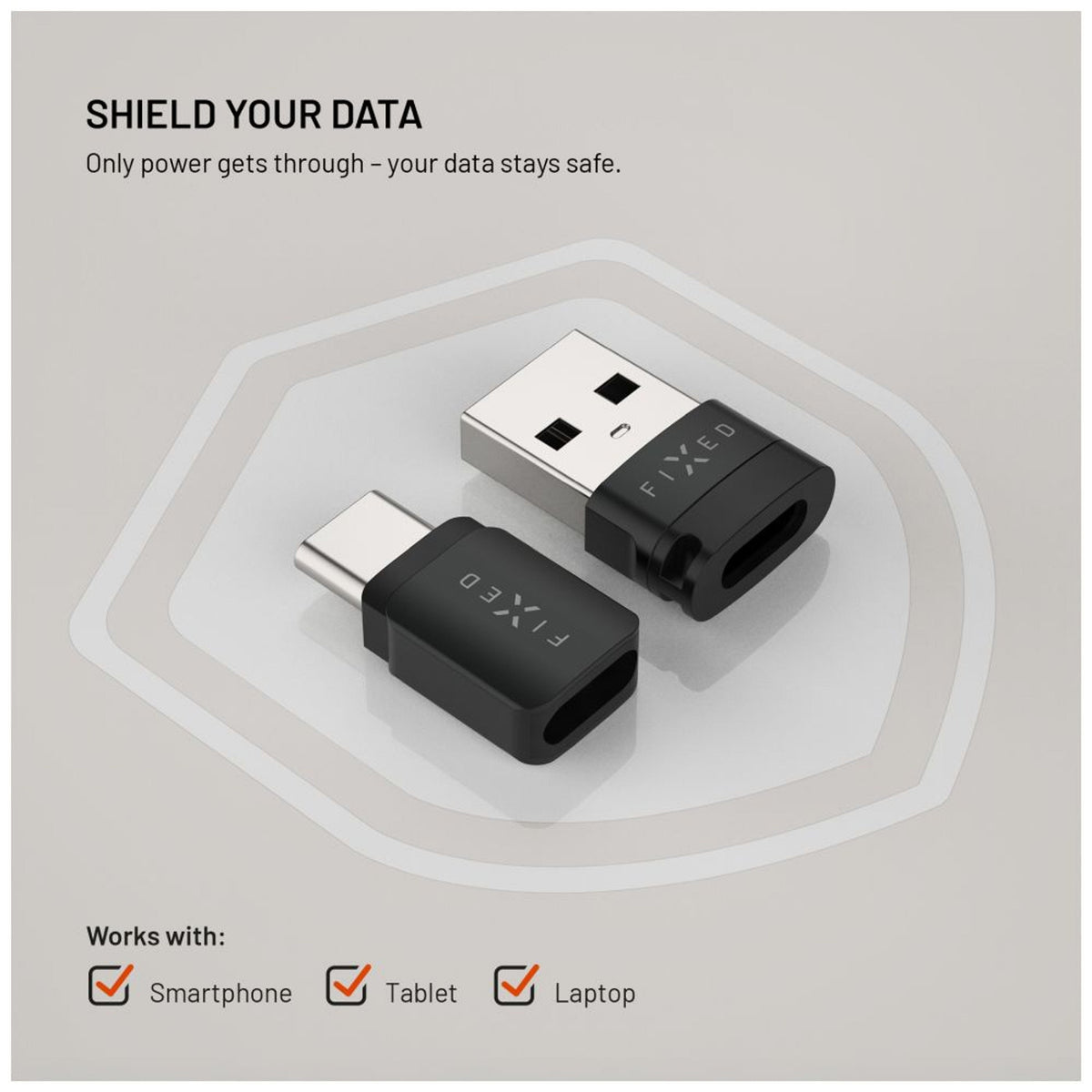 Fixed Data Blocker 2in1, Black