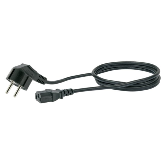 EAN 4004005504750 - Schwaiger Schuko/C13 M/F 1.8m Negro 1,8 m Enchufe tipo F C13 acoplador imagen 1