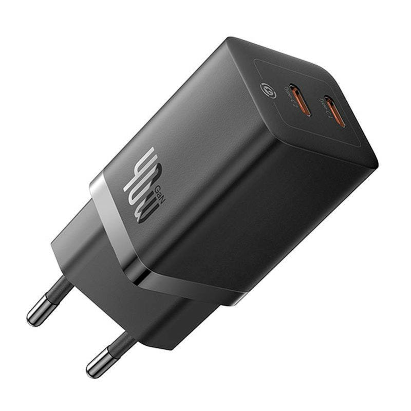 Baseus Gan5 Pro Fast Charger C+C 40w Eu Czarny