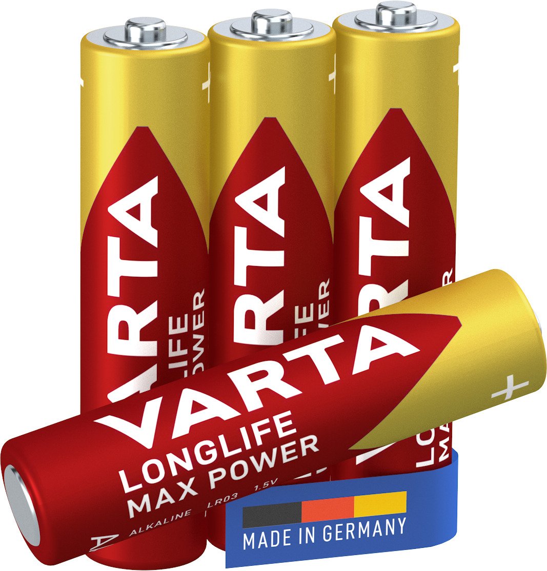 Varta Longlife Max Power Micro Aaa Lr03 Pack 4