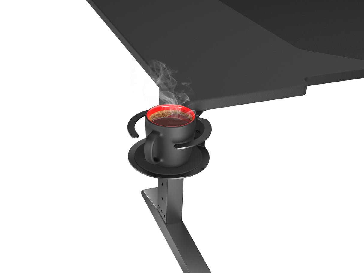 Mesa Gaming Genesis Holm Modular 140 Rgb Negro 140x75 Cm