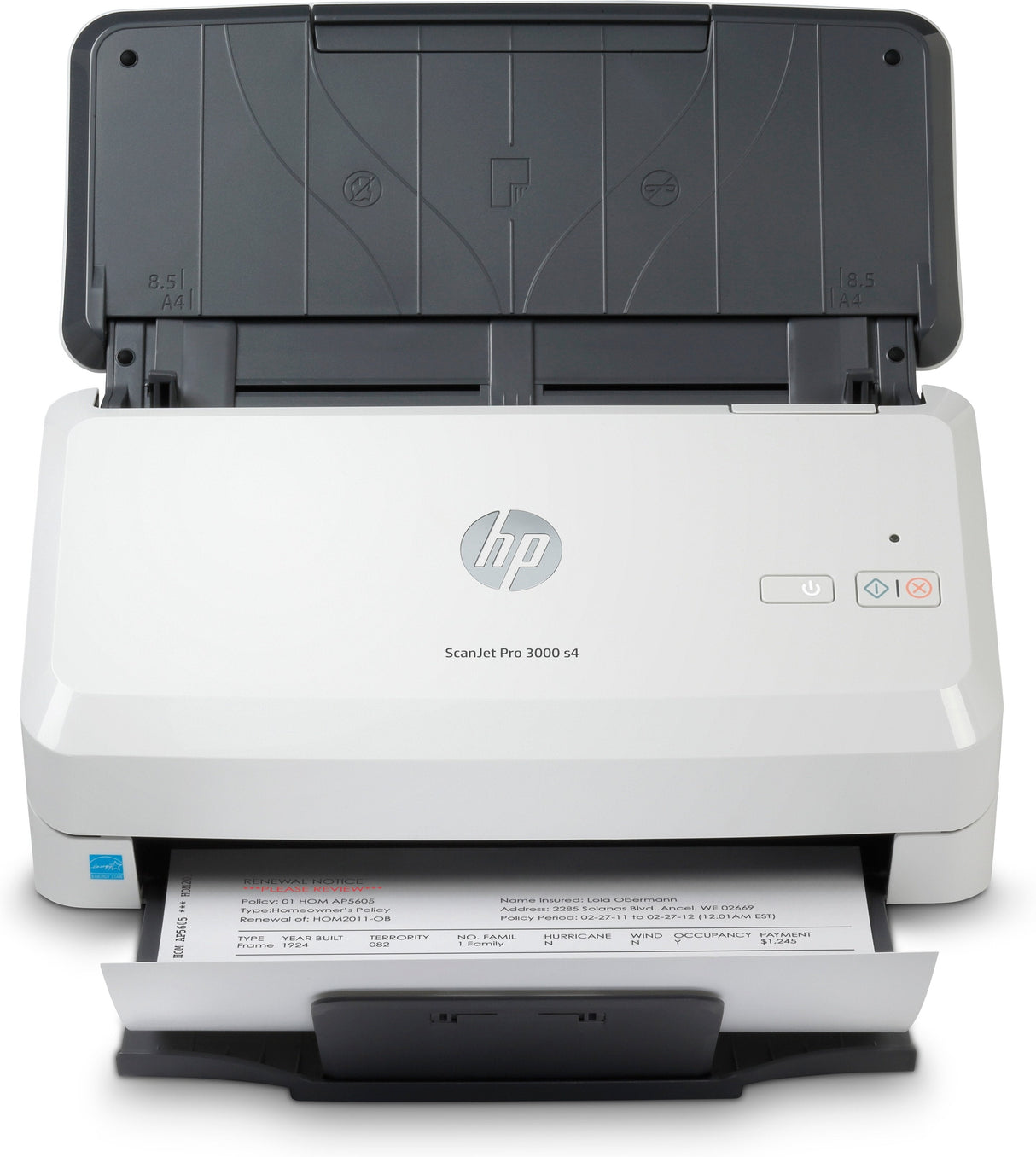 EAN 0193808948541 - HP Scanjet Pro 3000 s4 Escáner alimentado con hojas 600 x 600 DPI A4 Negro, Blanco imagen 1