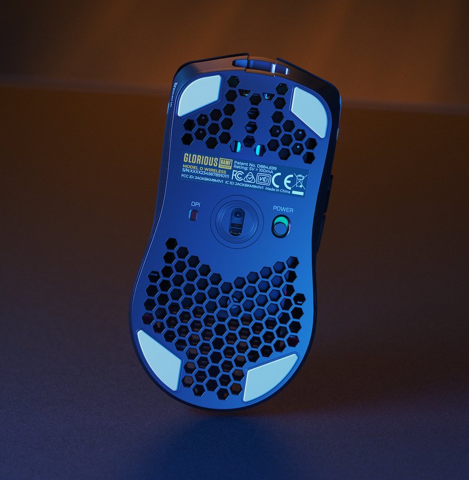 Ratón Glorious Pc Gaming Race Model Ambidextro Usb Tipo A 12000 Dpi