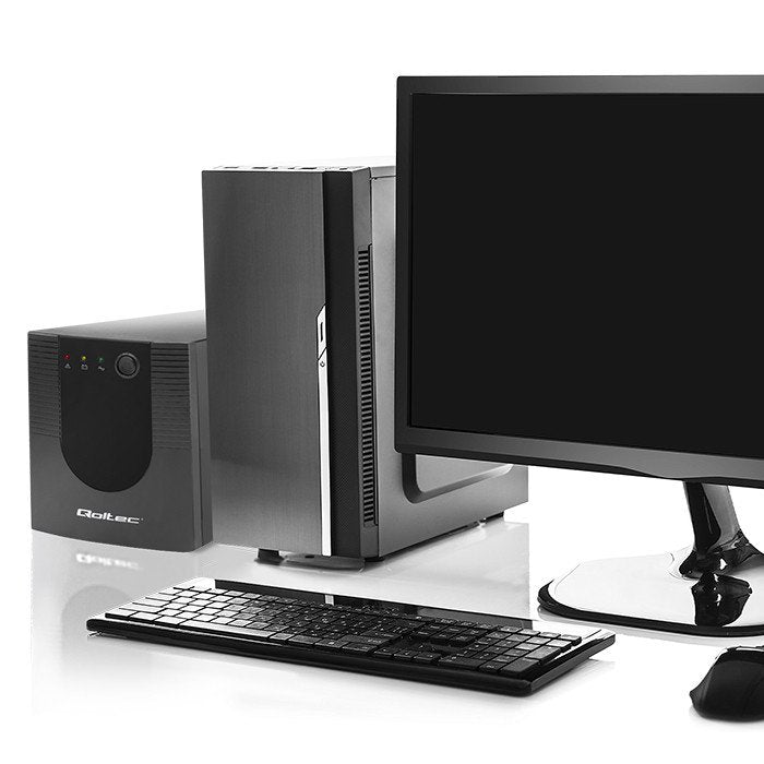 EAN 5901878537757 - Qoltec 53775 sistema de alimentación ininterrumpida (UPS) Línea interactiva 1,2 kVA 720 W 4 salidas AC imagen 4