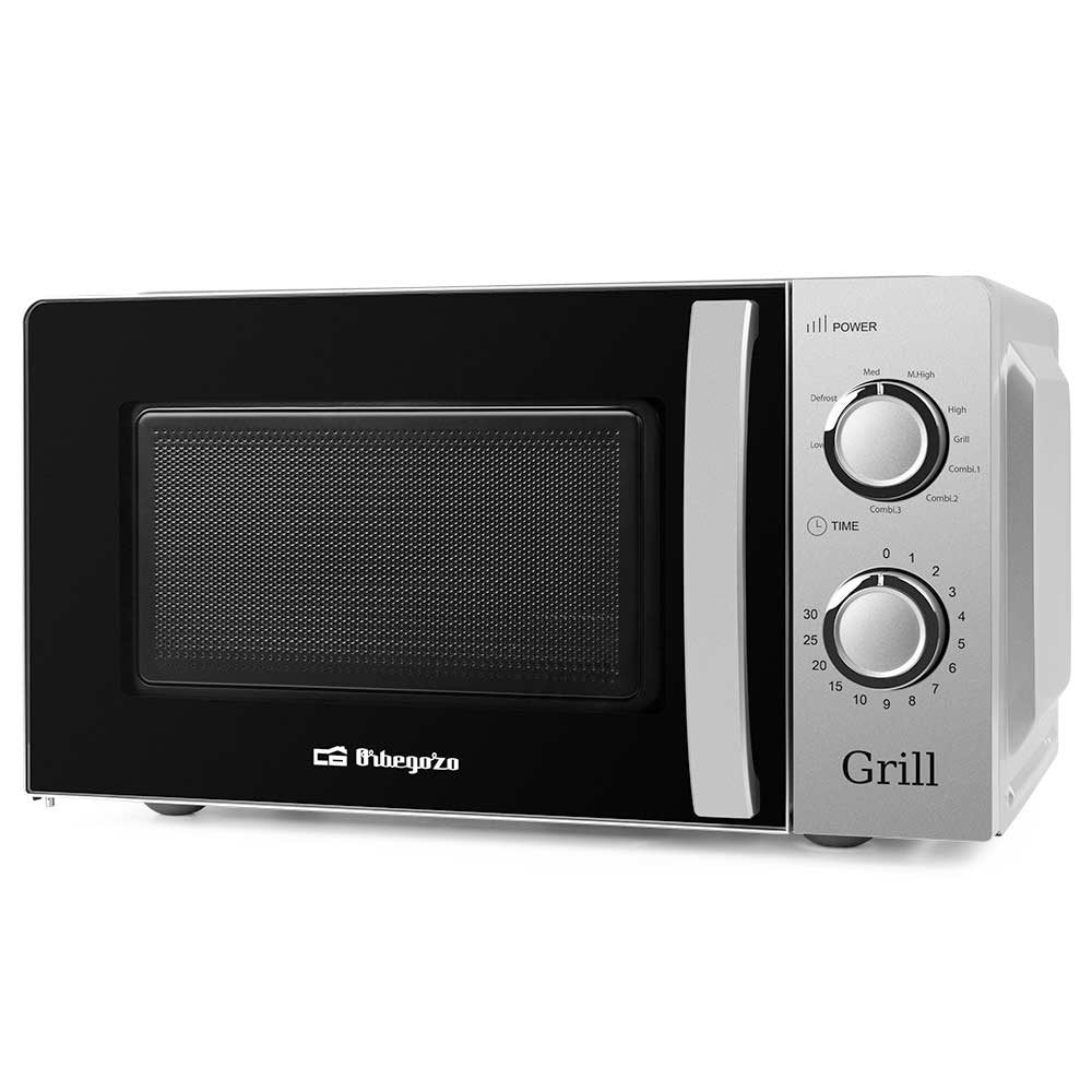 EAN 8435568400818 - Orbegozo MIG 2138 microondas Negro, Acero inoxidable Microondas con grill Encimera 20 L 700 W imagen 1