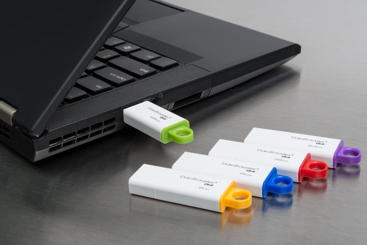EAN 0740617220452 - Kingston Technology DataTraveler G4 unidad flash USB 16 GB USB tipo A 3.2 Gen 1 (3.1 Gen 1) Azul, Blanco imagen 9