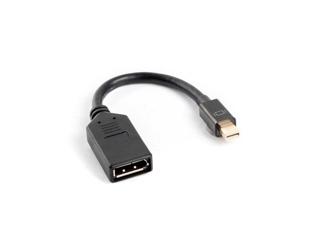 Lanberg Adaptador Mini Displayport Macho A Displayport Hembra Ad-0003-Bk Resolucion Hasta 1920x1200 60hz Cable 12 Cm Negro