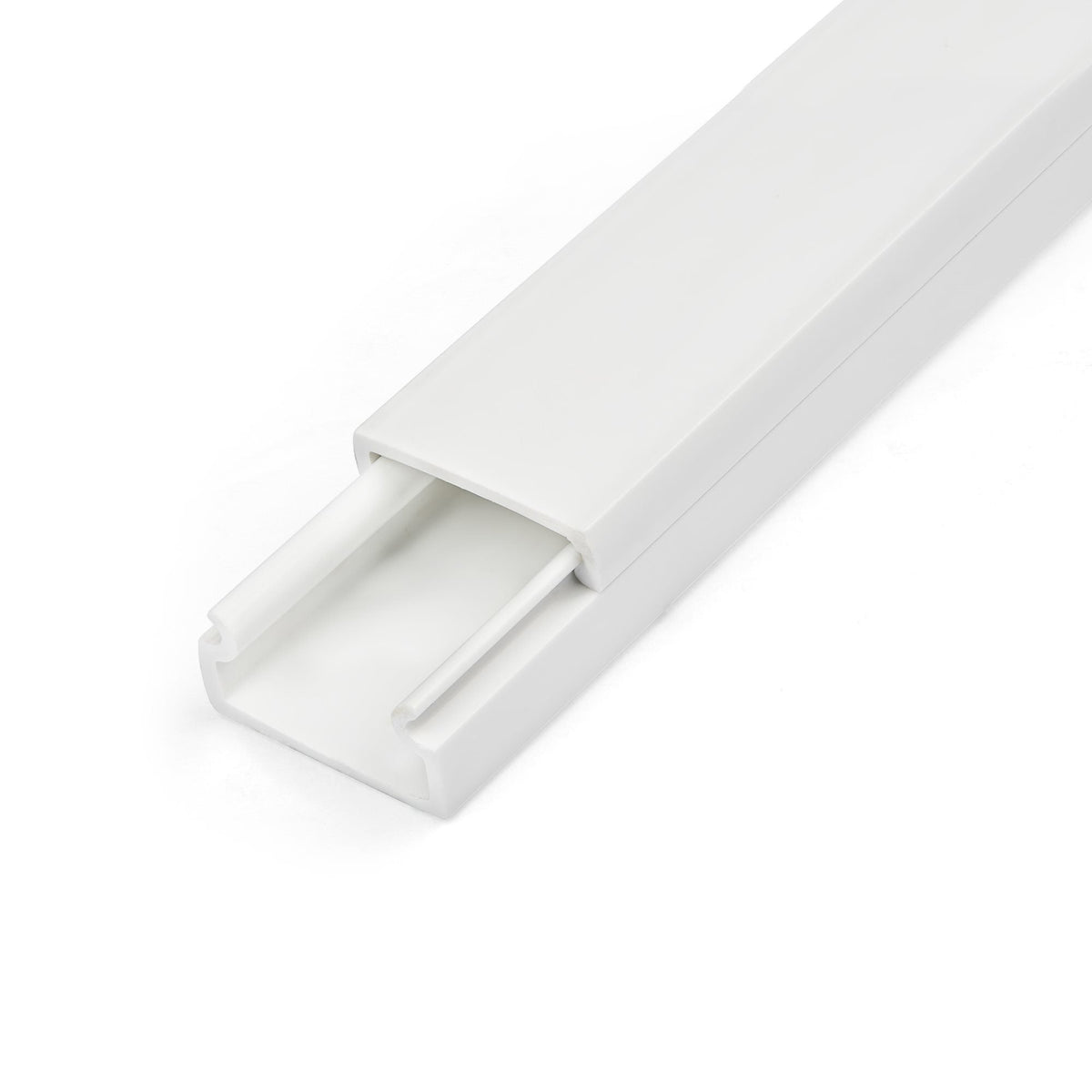 Startech.Com Canaleta Sólida De Gestón De Cableado Con Cinta Adhesiva Y Tapa, 19 Mm An X 11 Mm Al - 1 M Lar, Cubierta De Pvc O Conducto De Pared Para Cables De Red O Alimentación - Para Un Máximo De 6 Cables - Ul (Cable Management Raceway W