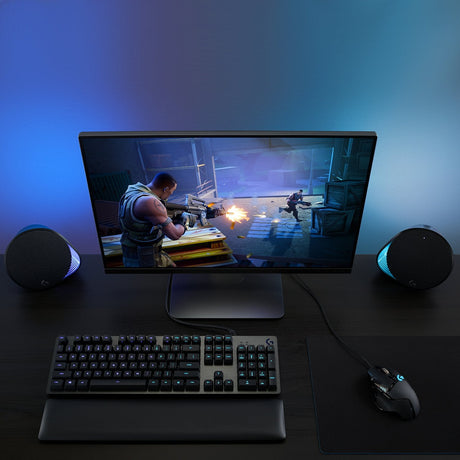 EAN 5099206080263 - Logitech G 910-005470 ratón Juego mano derecha USB tipo A Óptico 25600 DPI imagen 9