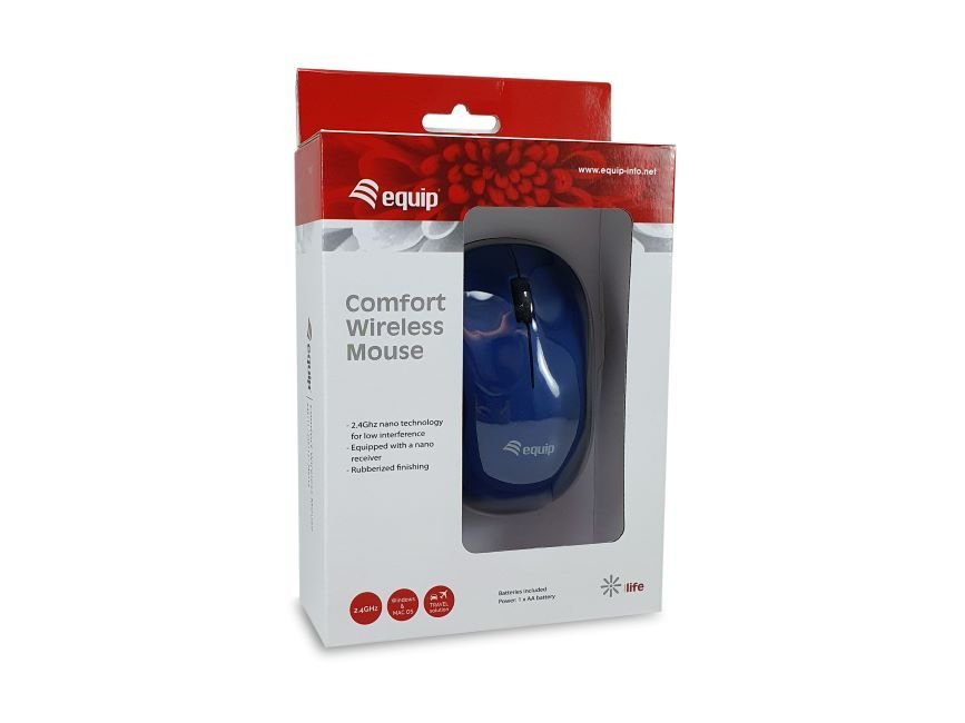 Equip Raton Wireless 2.4 Ghz Mini Azul