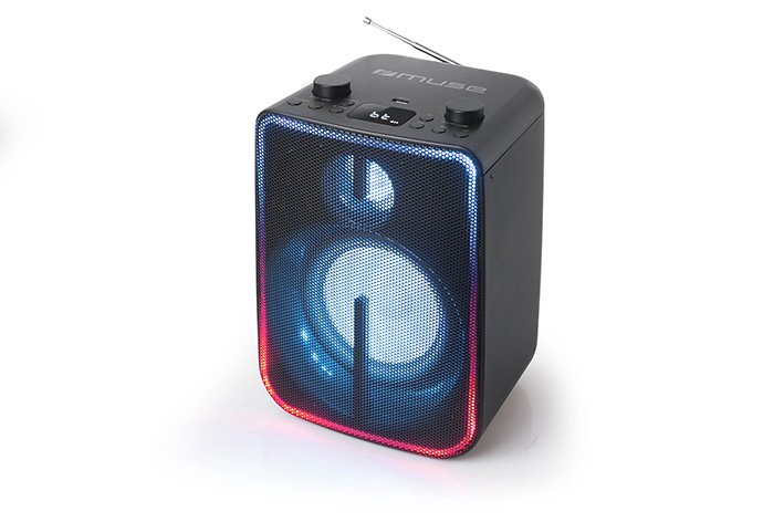Muse M-1802 Dj Negro Altavoz Bluetooth Para Fiestas Con Batería