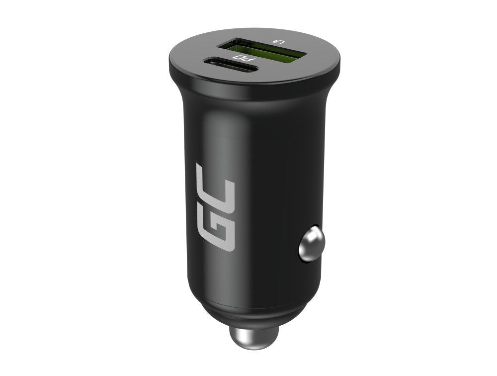 EAN 5904326375840 - Green Cell GC CADM-GC-38AC - USB-Ladegeraet 38 W 1x USB-C USB-A schwarz Linterna, GPS, Auriculares, Teléf imagen 2