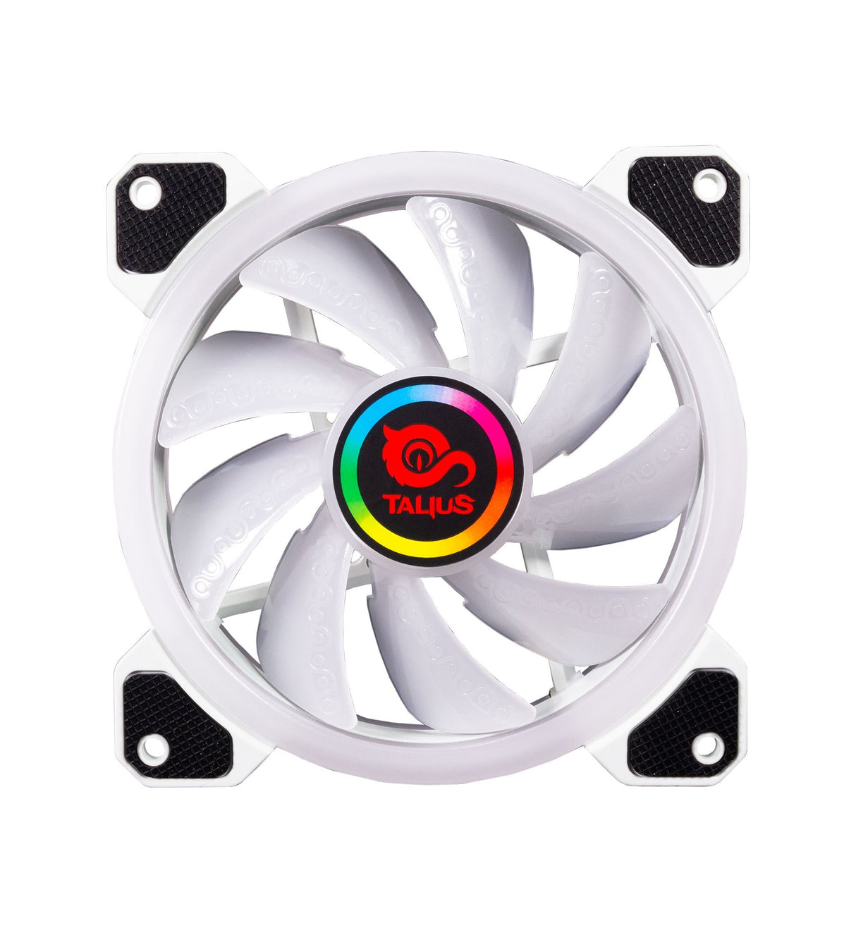 Ventilador Auxiliar Rgb Blanco Iris Spectrum 12cms