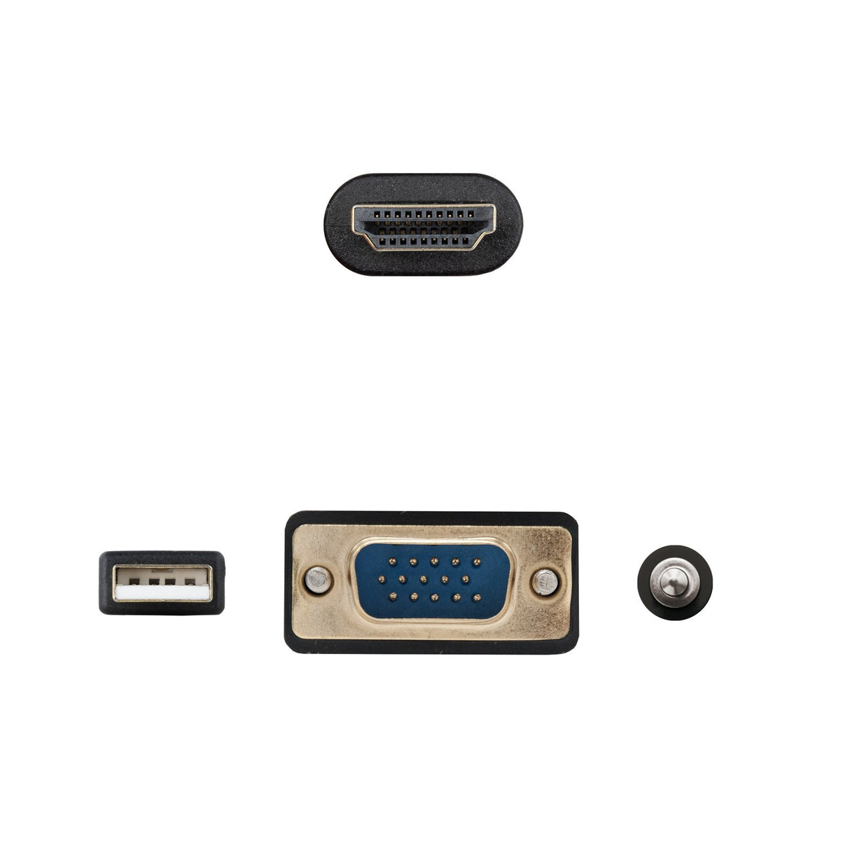 EAN 8433281016378 - Nanocable 10.15.4612 adaptador de cable de vídeo 1,8 m VGA (D-Sub) + 3.5mm + USB Type-A imagen 3