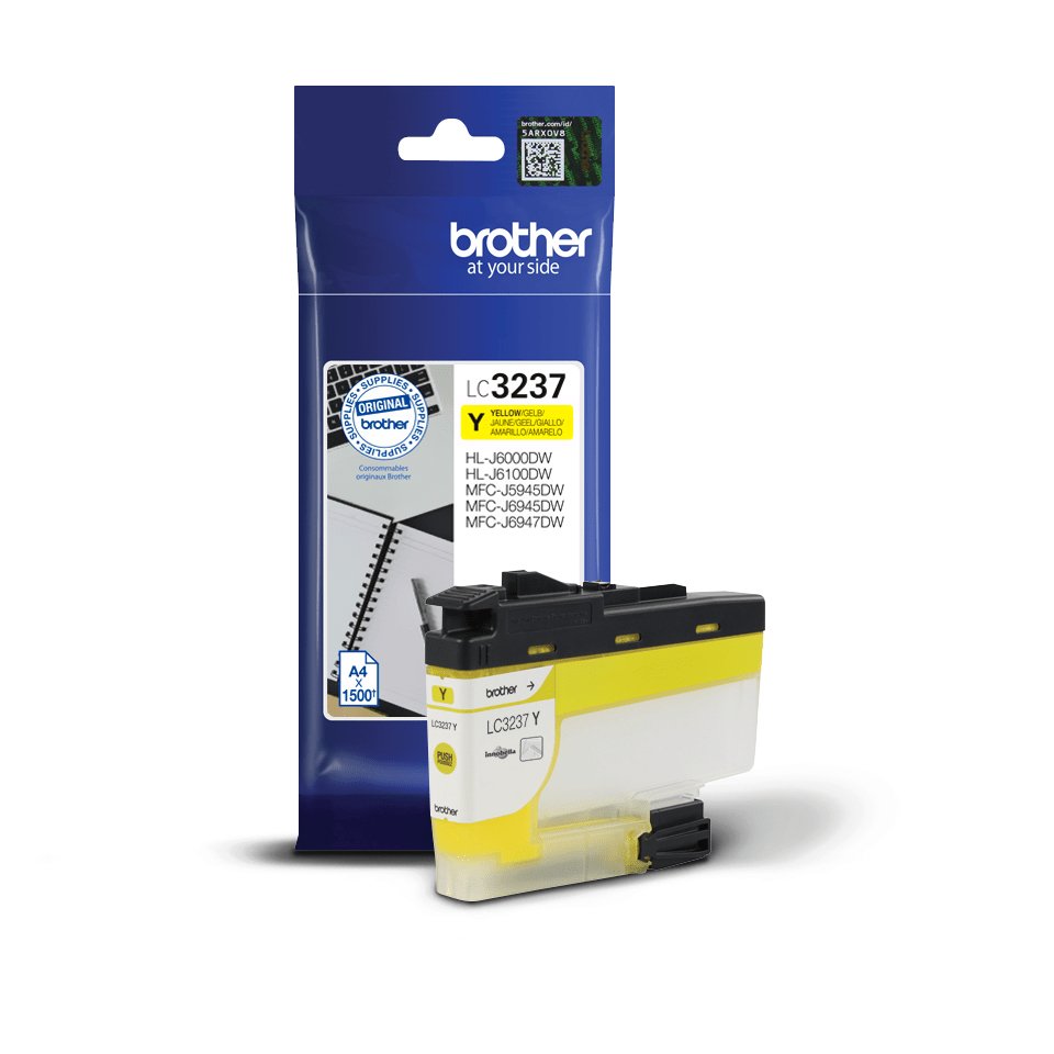 EAN 4977766788076 - Brother LC3237Y cartucho de tinta 1 pieza(s) Original Rendimiento estándar Amarillo imagen 2
