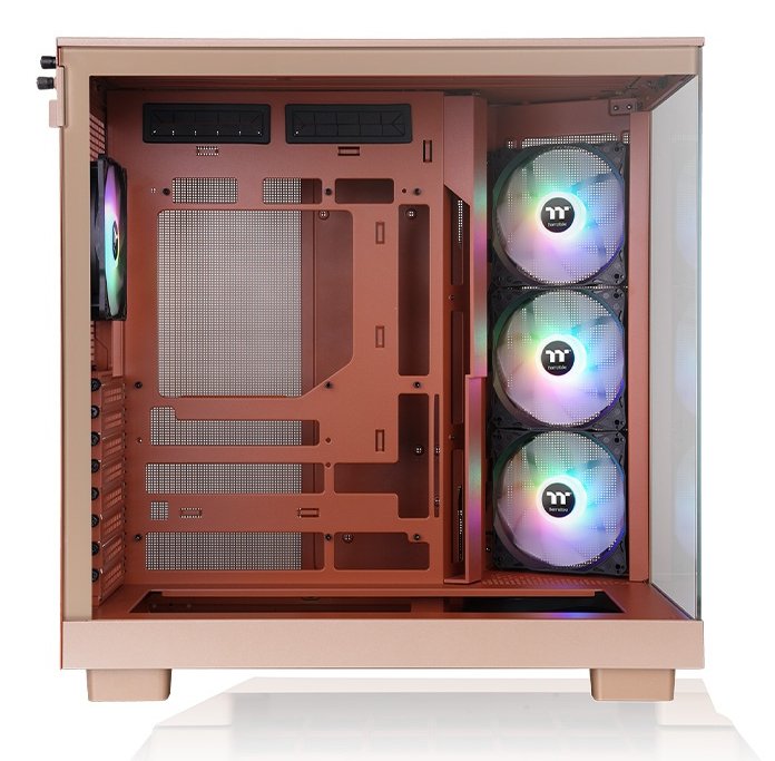 Thermaltake View 380 Xl Tg Argb, Caja Gris, Vidrio Templado X 2 Ca-11e-00mgwn-00