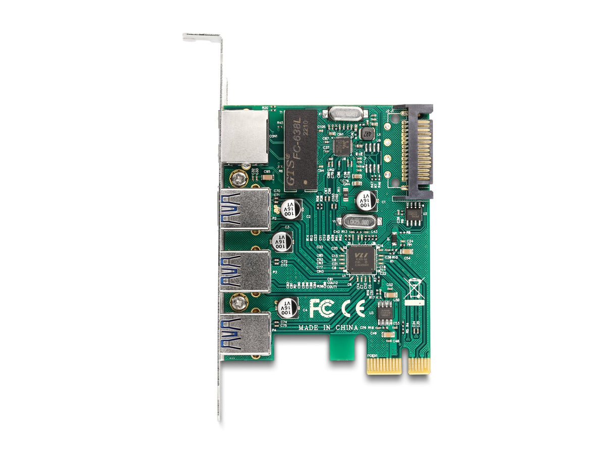 EAN 4043619901050 - DeLOCK 90105 tarjeta y adaptador de interfaz Interno RJ-45, USB 3.2 Gen 1 (3.1 Gen 1) imagen 3