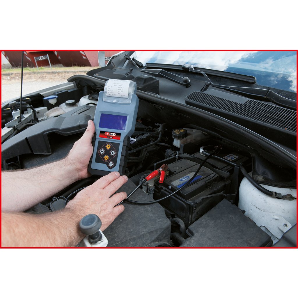 Ks Tools 12v Battery Charging + Starting Analyzer W. Printer