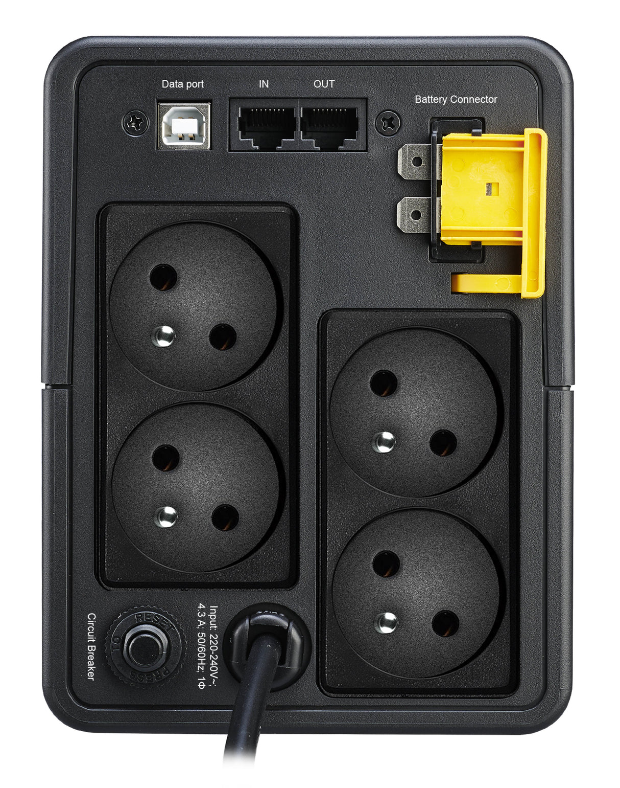 EAN 0731304413561 - APC BX950MI-FR sistema de alimentación ininterrumpida (UPS) Línea interactiva 0,95 kVA 520 W 4 salidas AC imagen 2