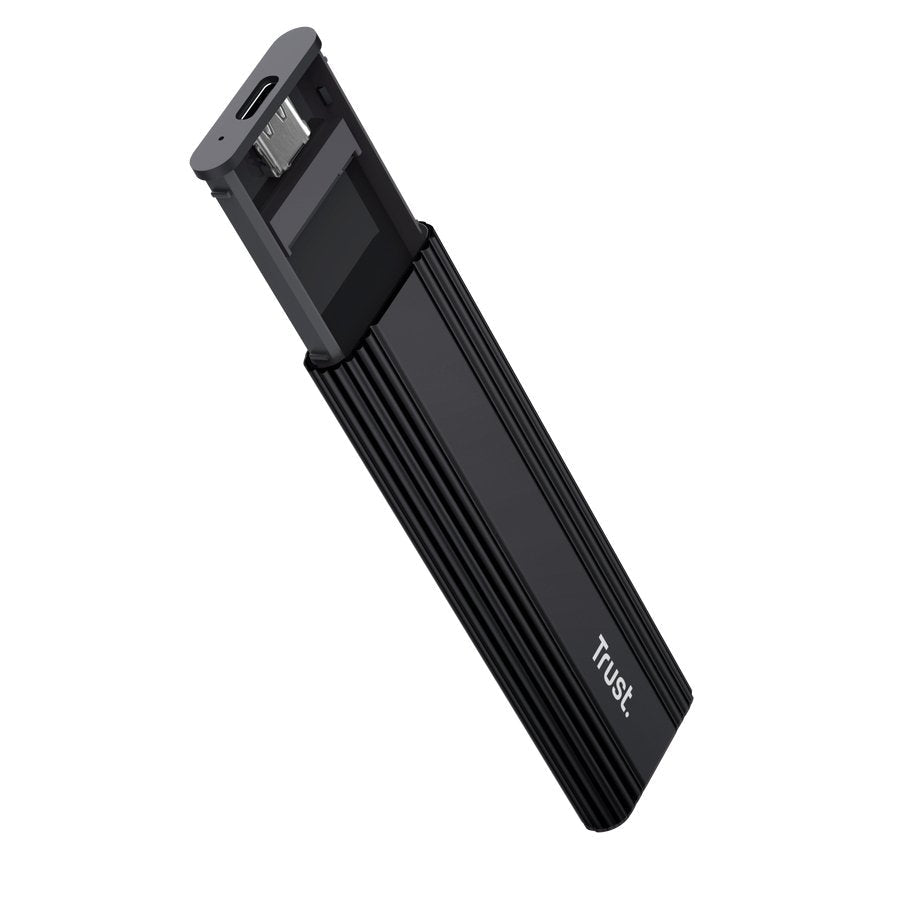 Caja Externa M.2 Usb-C Trust Para 2230 2242 2260 2280 Color Negro