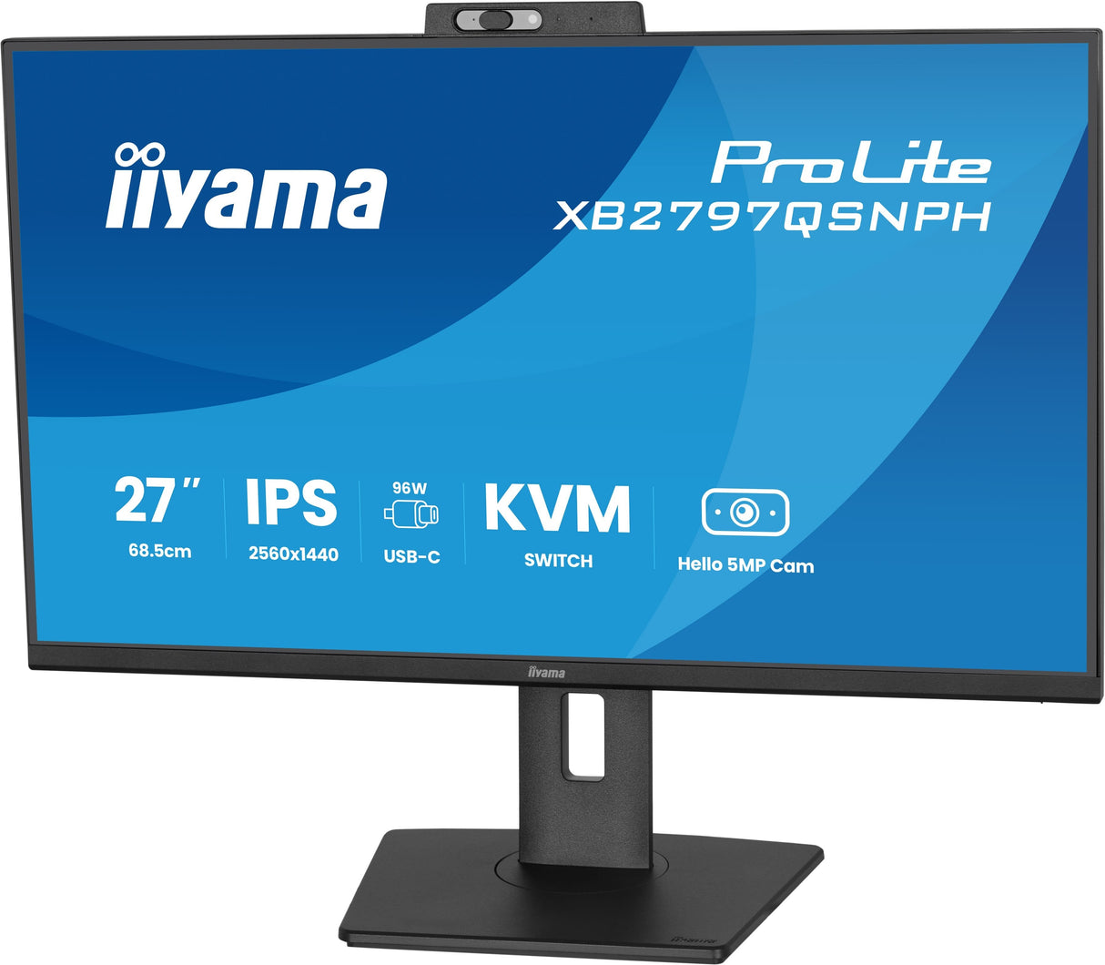 Monitor Iiyama 27" Xb2797qsnph-W1 16:9 Hdmi+Dp+2xusb-C