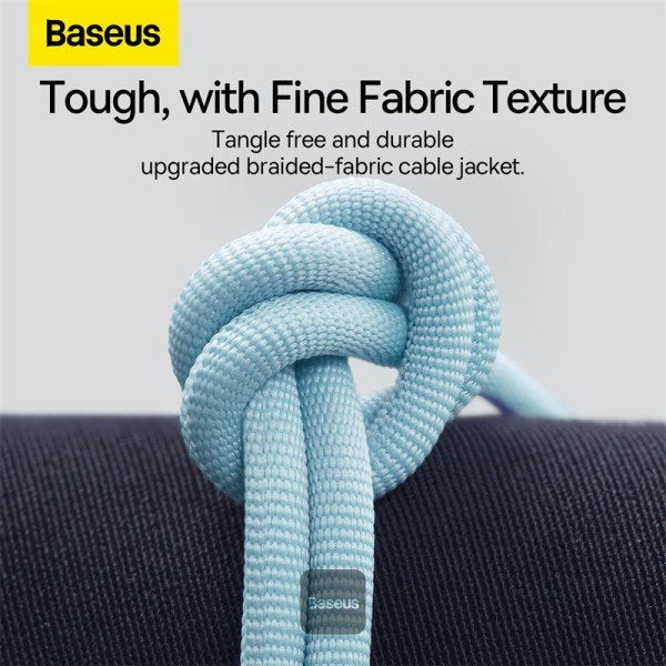 Baseus Type-C - Lightning Cable Crystal Shine Series Lightning Fast Charging Power Delivery 20w 1,2m Light Blue (Cajy001303)