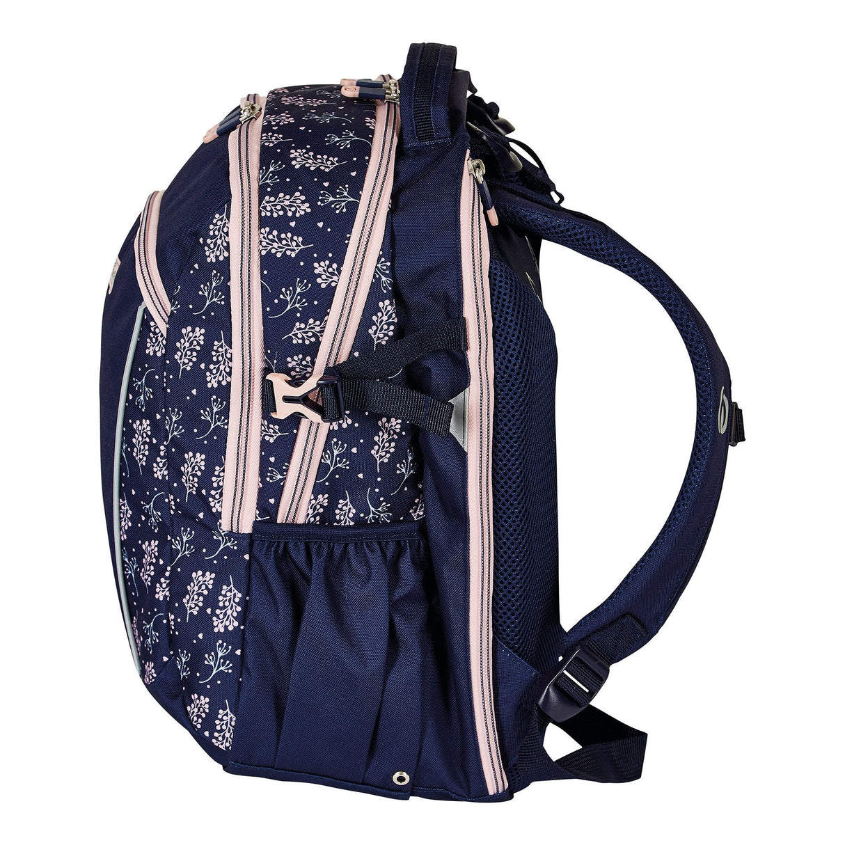 EAN 4008110283142 - Herlitz Ultimate Blossom mochila Mochila escolar Beige, Marina Poliéster imagen 2