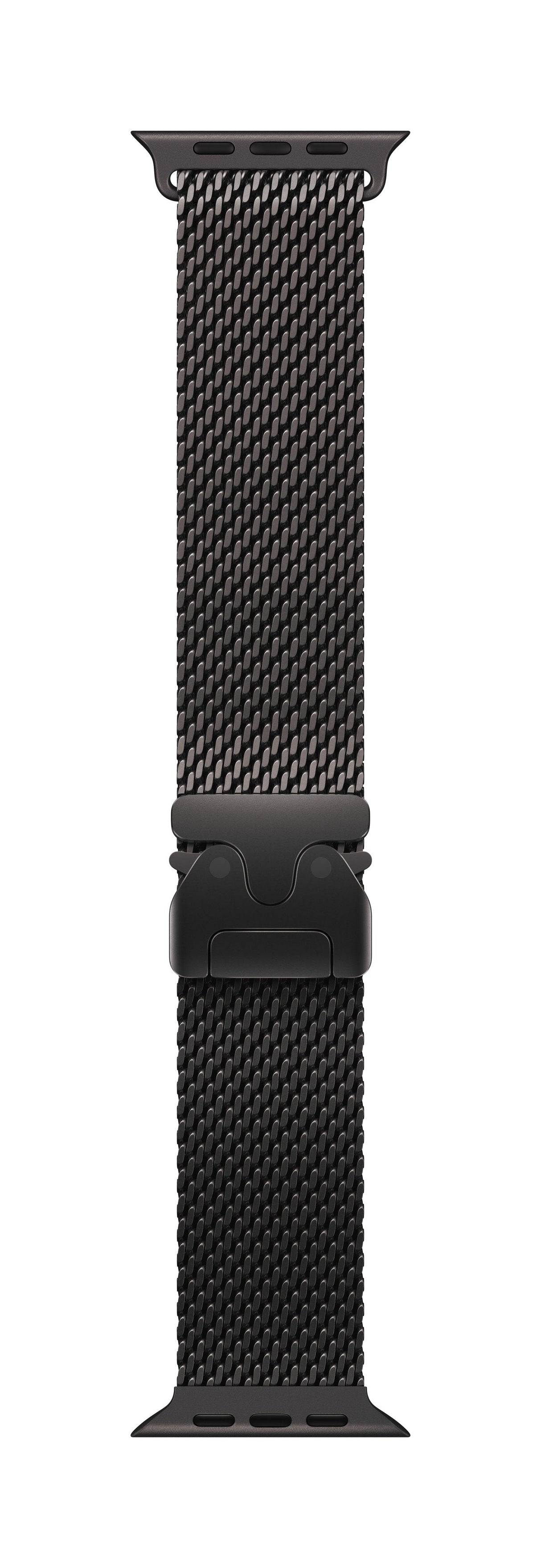 Titan Milanaise Armband, Schwarz, 49mm, Large