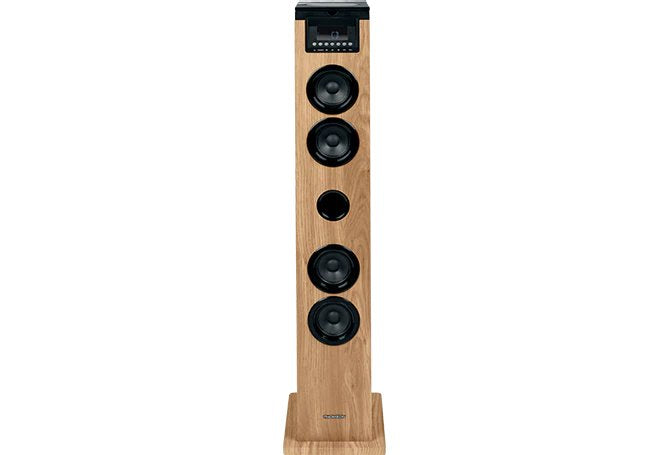 Thomson Sound Tower 60w Cd Usb Sd Radio Aux Mando Wood/Black Ds122cd